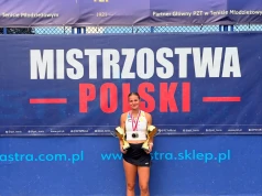Dwa medale mistrzostw Polski dla tenisistki z Ustronia