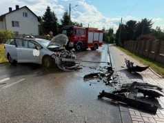 Kierowca zasłabł. Karetki zabrały poszkodowanych
