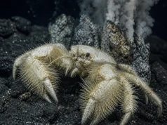 Krab-yeti prowadzi ROD na szczypcach
