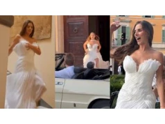 Ola Nowak po raz pierwszy pokazała się w SUKNI ŚLUBNEJ. Robi wrażenie? (FOTO)
