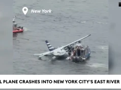 Samolot awaryjnie wodował na East River w Nowym Jorku. W środku osiem osób