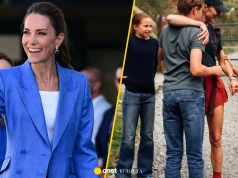 Księżna Kate zachwyca nowymi zdjęciami z dziećmi. Książę George już niemal dorównuje jej wzrostem