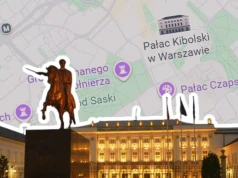 "Pałac Kibolski" i "Grób "Znanego Żołnierza SS" . Półmózgi oszpeciły mapę Warszawy