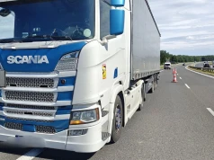 Ciężarówką pod wpływem narkotyków – 34-latek uderzył w bariery na s3