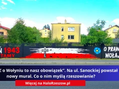 „Pamięć o Wołyniu to nasz obowiązek”. Na ul. Sanockiej powstał nowy mural. Co o nim myślą rzeszowianie?