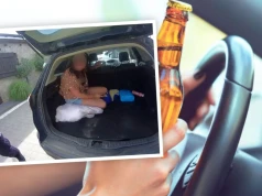 Pijana kierująca w bagażniku. 42-latka zrzucała winę na znajomego