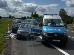 Zielona Góra. Pościg za Oplem na S3. Sceny jak w filmie rozbitych sześć samochodów, sprawca aresztowany