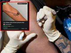 "Czarne lustro" w prawdziwym życiu? Pieniądze za tatuaż na czole