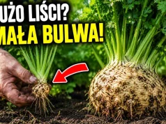 Seler ma tylko wielkie liście? Zastosuj ten 1 trik w lipcu, a urośnie gigantyczna bulwa