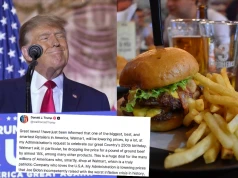 Trump zapowiedział tańszą mieloną wołowinę w jednej z sieci sklepów w ramach świętowania niepodległości