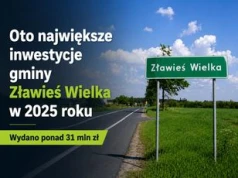 Na co wydano ponad 31 milionów złotych? Oto największe inwestycje gminy Zławieś Wielka w 2025 roku