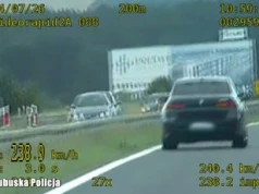 Międzyrzecz: Kierowca BMW mocno przesadził. Pomiar pokazał 238 km/h
