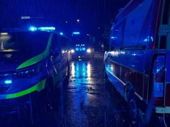 Pożar w bloku. Ewakuowano mieszkańców, jedna osoba poszkodowana