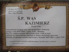 Kondolencje dla burmistrza gminy Bobowa od burmistrza miasta Grybów