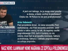 Taśmy z prosektrorium Szpitala Południowego. "Pani przymknie drzwi..."