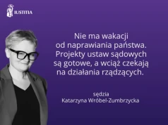 Sędzia Katarzyna Wróbel-Zumbrzycka, rzeczniczka prasowa Iustitii
