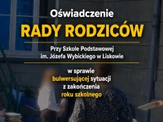 Oświadczenie RADY RODZICÓW Przy Szkole Podstawowej im. Józefa Wybickiego w Liskowie