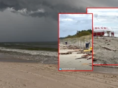 Smutny widok na plaży w Piaskach. "Wygląda zupełnie inaczej"