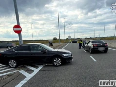 Pościg na A1 zakończony strzałami. Mieszkaniec Rydułtów uciekał przed policją z trzema pasażerami