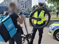 Najczęściej łapali rowerzystów jadących po chodniku