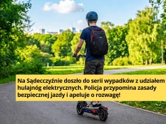 Seria wypadków na hulajnogach. Policja ostrzega i apeluje o rozwagę