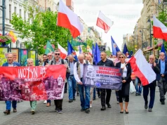 Marsz Pamięci Ofiar Ludobójstwa OUN-UPA przeszedł ulicami Łodzi