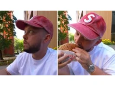 Książulo odwiedził nowy lokal w Sopocie. Po jednym kebabie nie miał wątpliwości. "Idź po więcej"