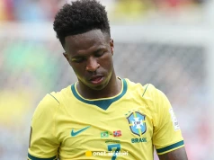 Vinicius przeprasza brazylijskich kibiców