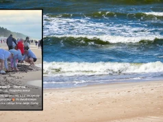 Tłumy pojawiły się na plażach zaraz po sztormach. Poszukują skarbów