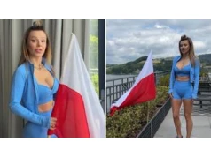Doda uczciła rocznicę Krwawej Niedzieli na Wołyniu. W kusym stroju wywiesiła polską flagę