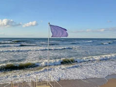 Widzisz fioletową flagę na plaży nad Bałtykiem? Lepiej uważaj