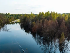 Niechciane pojezierze zamiast drogi. Woda zalała nową obwodnicę w Polsce