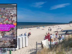 Plaża pękała w szwach. Nagranie z Międzyzdrojów wywołało lawinę komentarzy