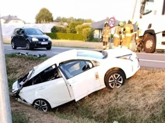 Wypadek na trasie Lublin – Chełm. Zderzenie ciężarówki z autem osobowym