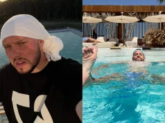 Tak Książulo pluska się w tureckim basenie. Pokazał zdjęcia z wakacji z ukochaną