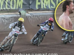 Żużel. Thomsen znowu to zrobił! Świętował zwycięstwo w samej bieliźnie! (WIDEO)