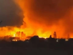 Kolejna rosyjska rafineria płonie. Uderzono też w 10 tankowców