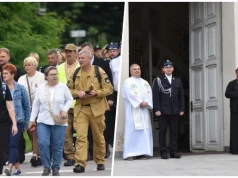 Strażacy pielgrzymowali do Różanegostoku