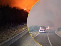 Duży pożar na chorwackiej Korczuli. 200 strażaków i samoloty w akcji