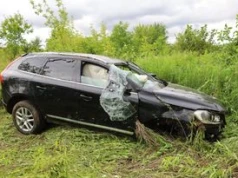 Lublin: Volvo wypadło z jezdni. Kierowca nie był w stanie dmuchnąć