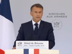 Macron: Francja i Europa są gotowe bronić wolności nawet „za cenę krwi”