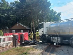 Tragiczne zderzenie motocyklisty z ciężarówką. Zginął 30-latek