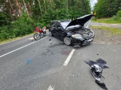 Węgliniec: Kierowca Forda zajechał drogę Hondzie. W wypadku zginął 34-letni motocyklista