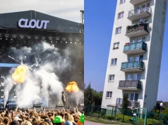 Blok mieszkalny zaczął się kołysać od basów na festiwalu Clout