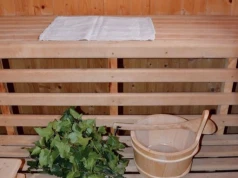 Sauna fińska z zapasem rózg