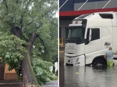 Burze i ulewy na Dolnym Śląsku. Zerwane dachy, ewakuacja obozów