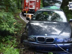 BMW uderzyło w drzewo. 30-latek miał potem zaatakować mundurowych