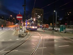 Tramwaje wracają na al. Jana Pawła II i ul. Mogilską. Testy nowego skrzyżowania zakończyły się sukcesem