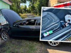Wjechał Audi w budynek. Wyzywał i chciał oszukać policjantów