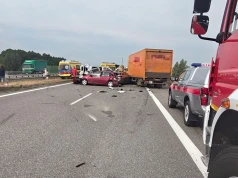 Autostrada w kierunku Krakowa całkowicie zablokowana